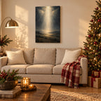 Light Over the Field Christmas Wall Art