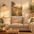 Rainbow Bridge Dog Memorial Wall Art