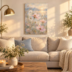 Butterfly and Cosmos Meadow Wall Art