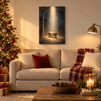 Light Over the Manger Christmas Wall Art