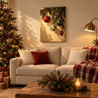 Christmas Ornaments Wall Art