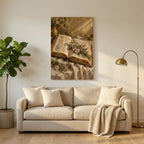 Bible and Wildflowers Morning Christian Wall Art