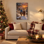 Holy Family Journey Christmas Wall Art