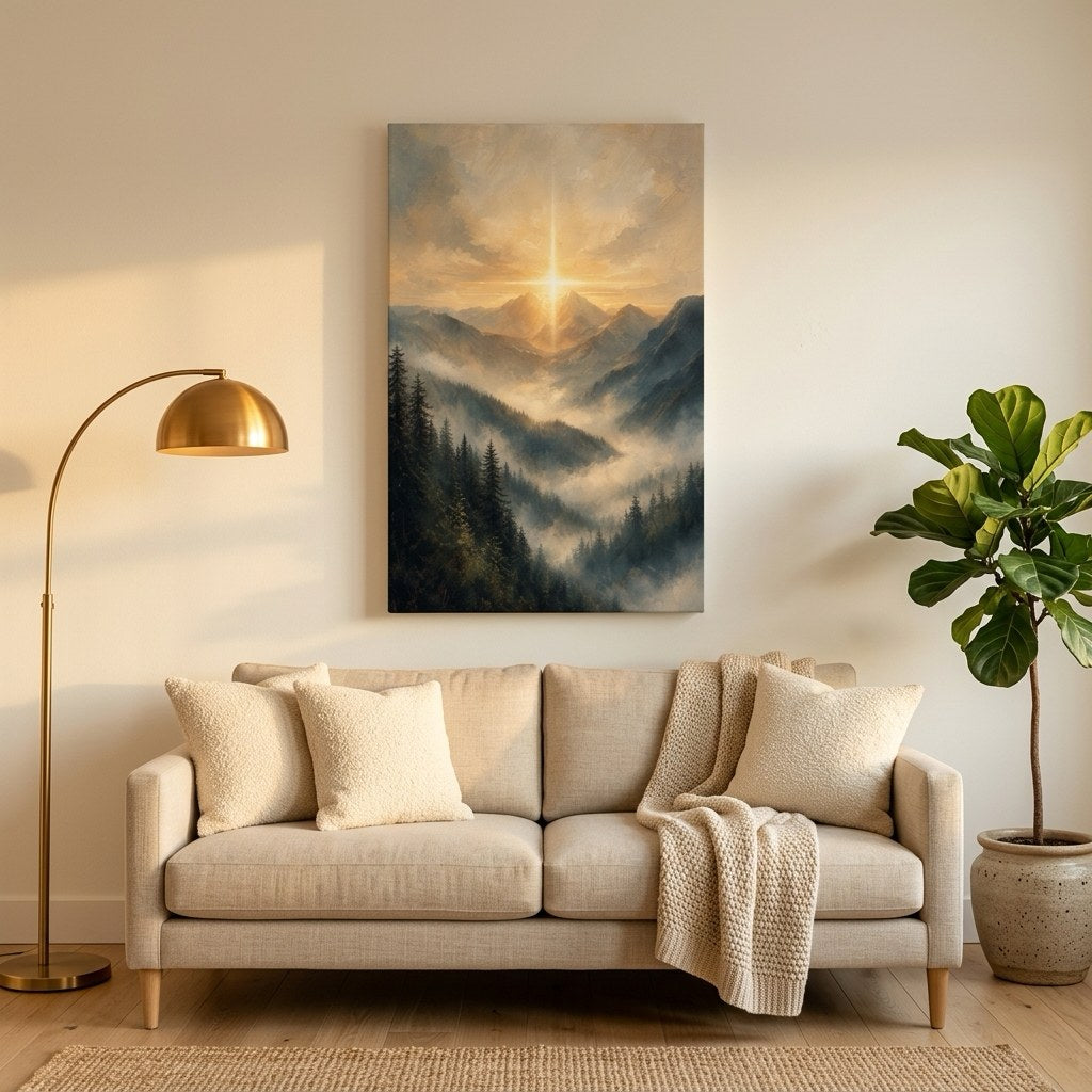 My Help Comes From the Mountains Christian Wall Art
