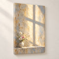 Window Light Cross Christian Wall Art — gallery-wrapped canvas print