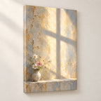 Window Light Cross Christian Wall Art — gallery-wrapped canvas print