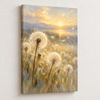 Dandelion Light Wall Art — gallery-wrapped canvas print
