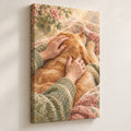 He Watches Over Them Dog Memorial Wall Art — gallery-wrapped canvas print
