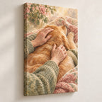 He Watches Over Them Dog Memorial Wall Art — gallery-wrapped canvas print