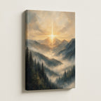 My Help Comes From the Mountains Christian Wall Art — gallery-wrapped canvas print