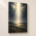 Light Over the Field Christmas Wall Art — gallery-wrapped canvas print
