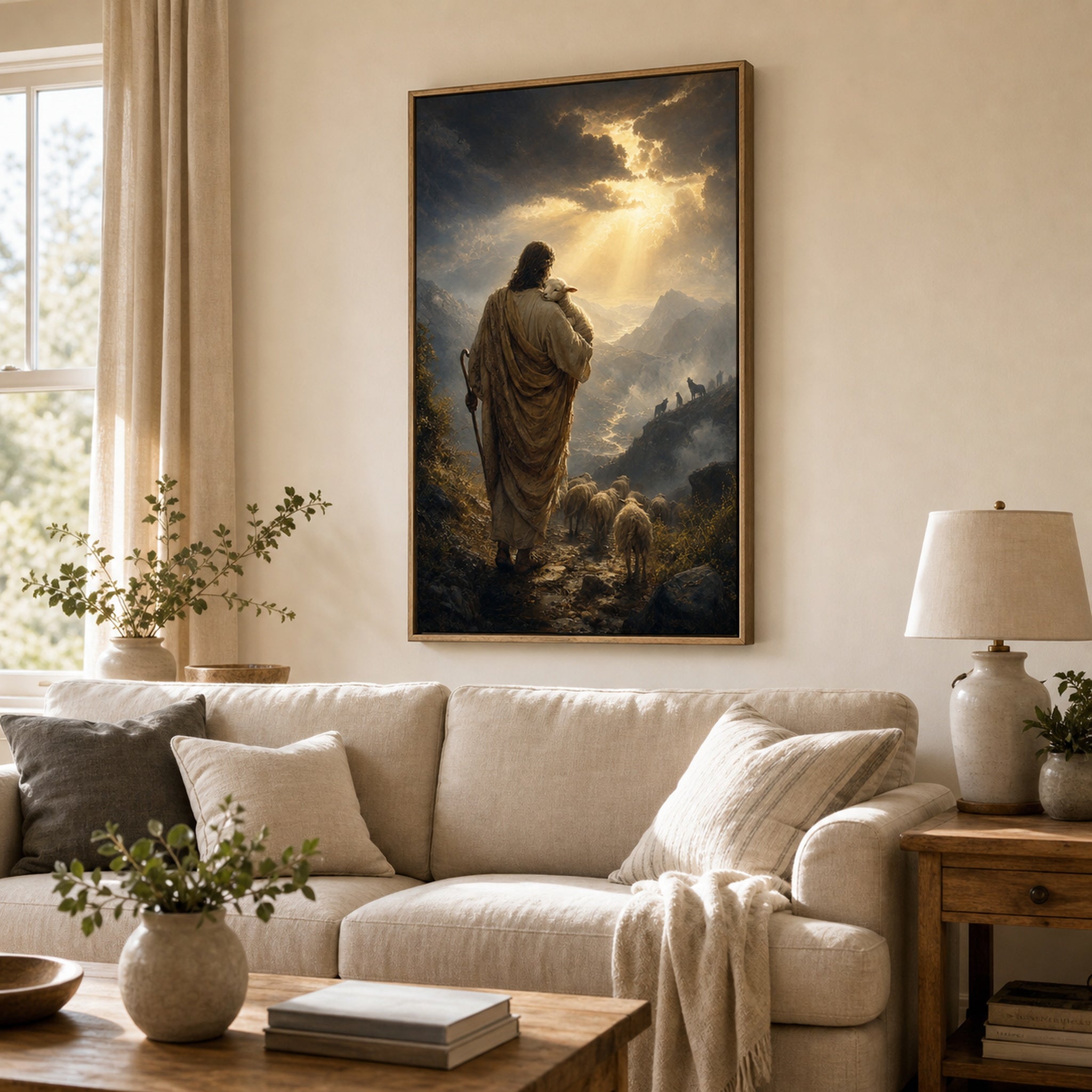 Through Every Valley Christian Wall Art