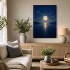 Moonlit Lake Bedroom Wall Art