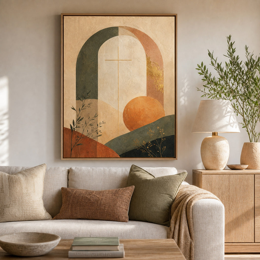 Modern Sanctuary Christian Wall Art