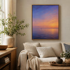 Coastal Sunset Ocean Wall Art
