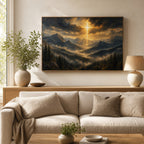 Shepherd's Light Mountain Christian Wall Art