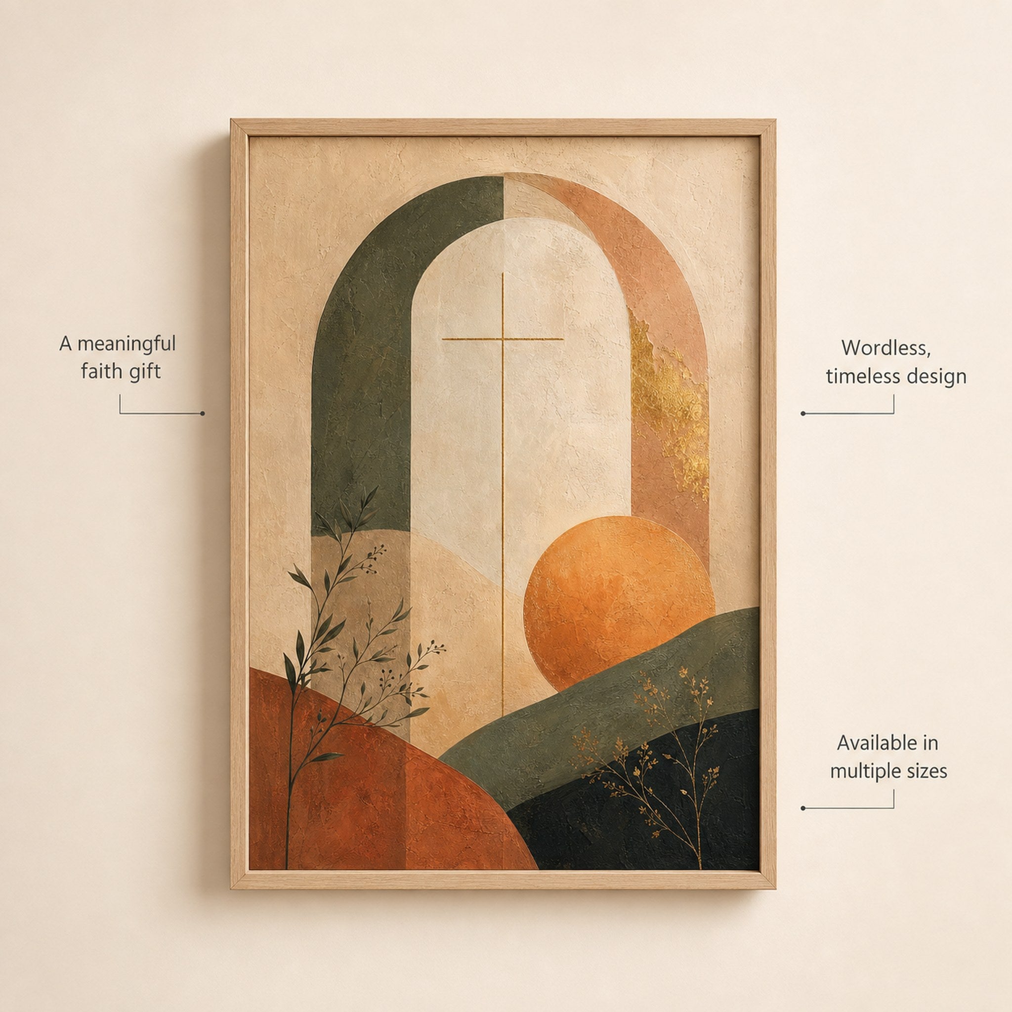 Modern Sanctuary Christian Wall Art
