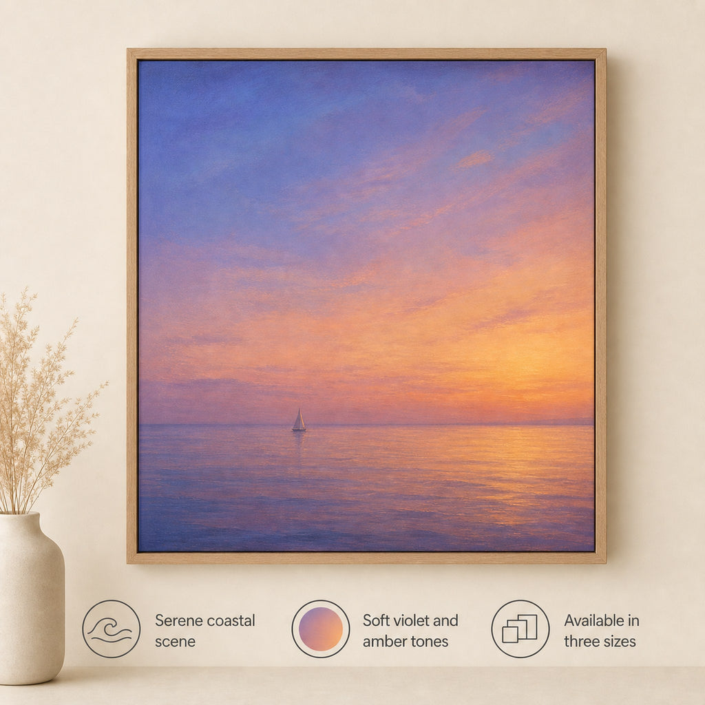Coastal Sunset Ocean Wall Art