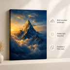 Mountain Peak Above the Clouds Wall Art