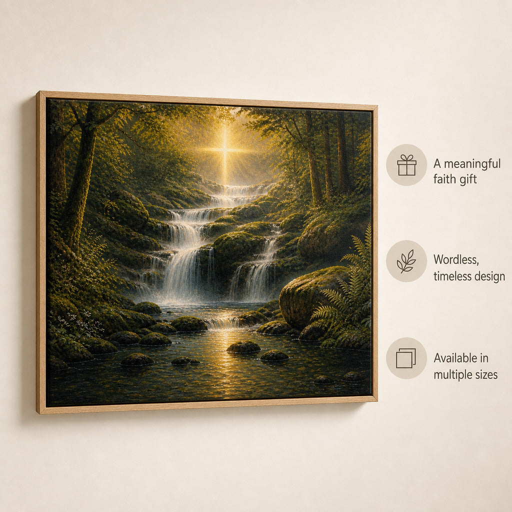 Living Water Christian Wall Art