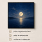 Moonlit Lake Bedroom Wall Art