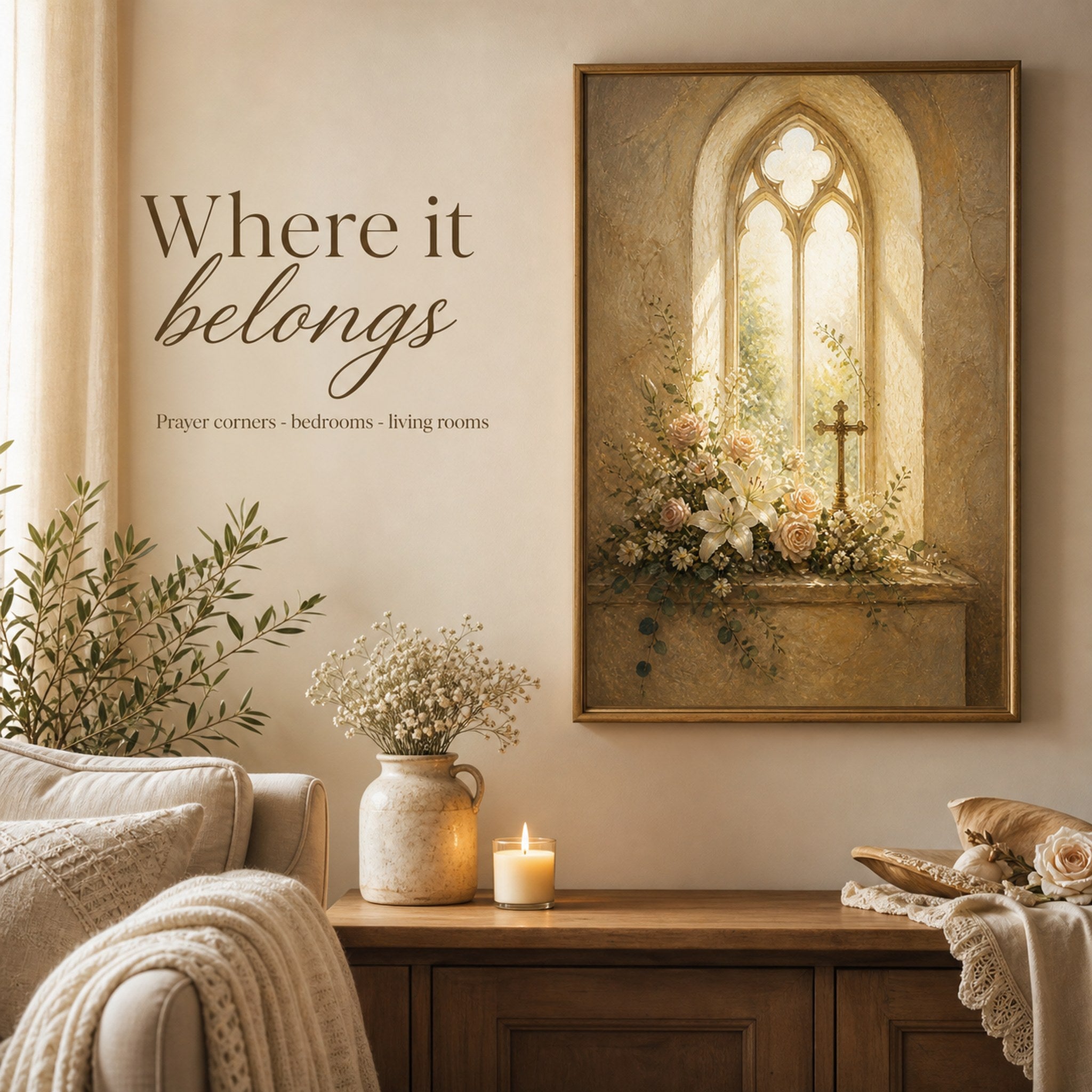 Sacred Window Christian Wall Art