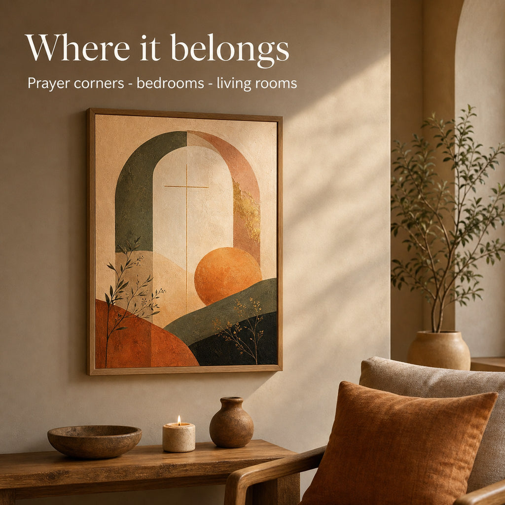 Modern Sanctuary Christian Wall Art