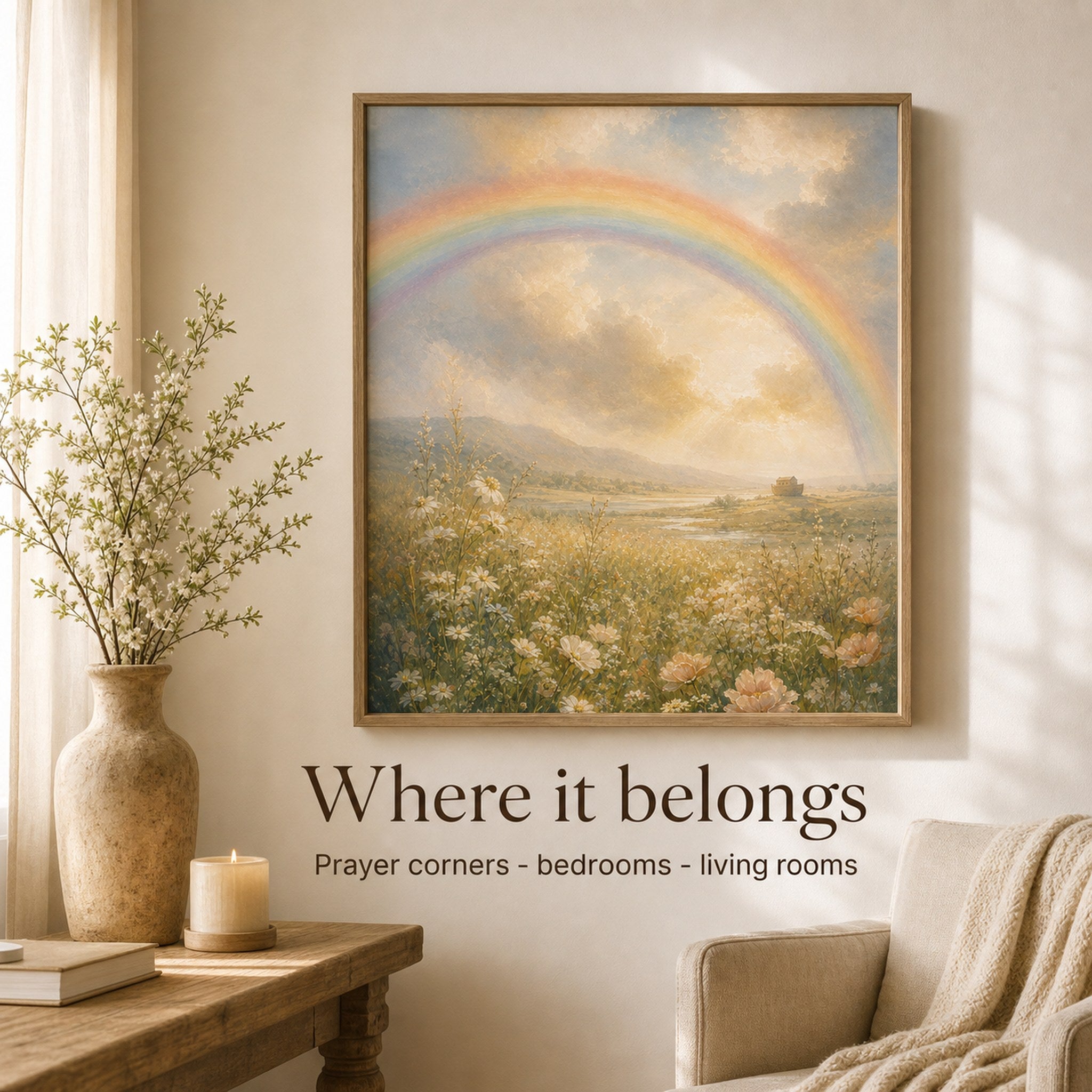 Promise After the Storm Christian Wall Art