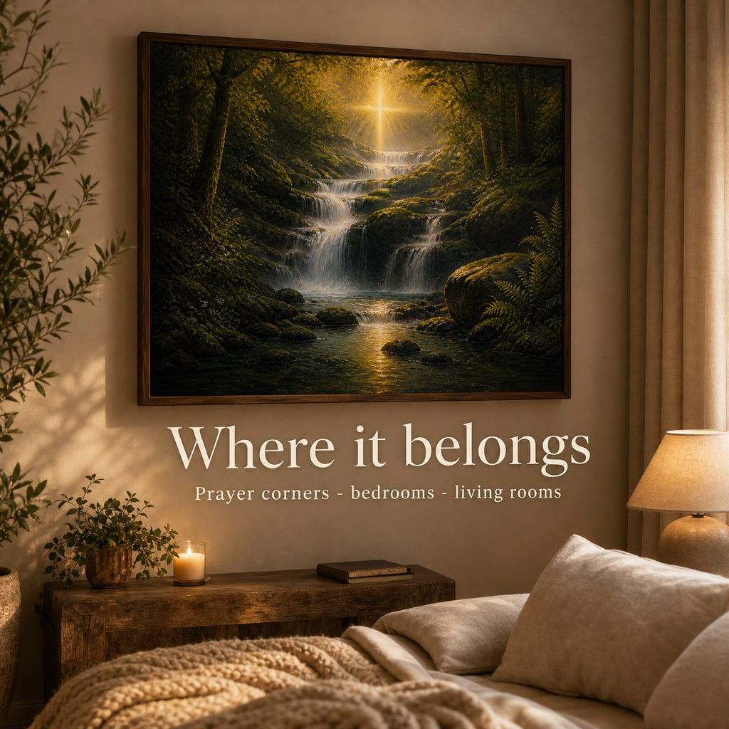 Living Water Christian Wall Art