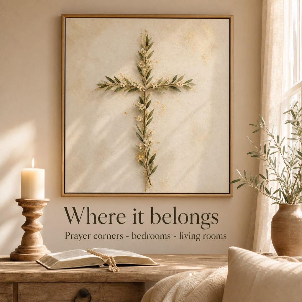 The Quiet Cross Christian Wall Art