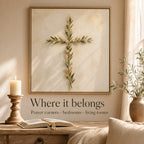 The Quiet Cross Christian Wall Art