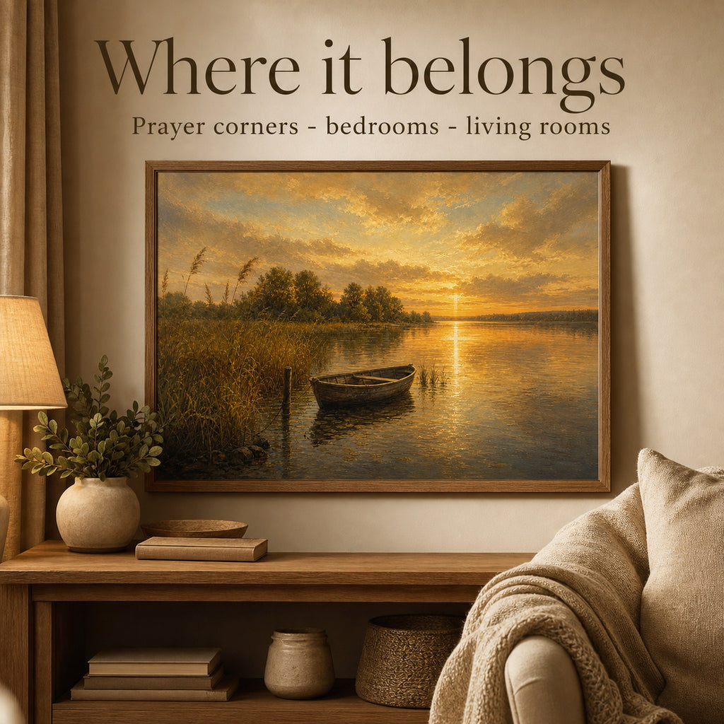 Still Waters Christian Landscape Wall Art