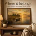 Still Waters Christian Landscape Wall Art