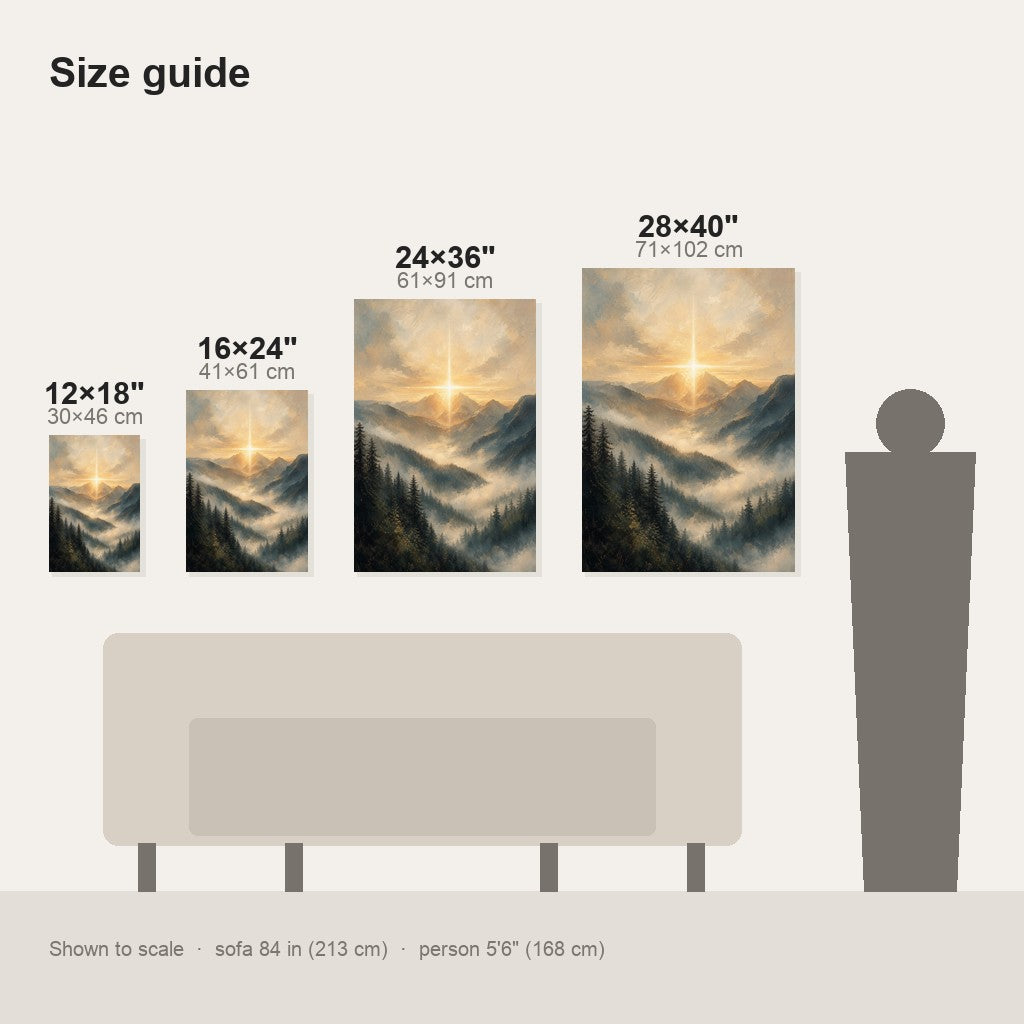 My Help Comes From the Mountains Christian Wall Art