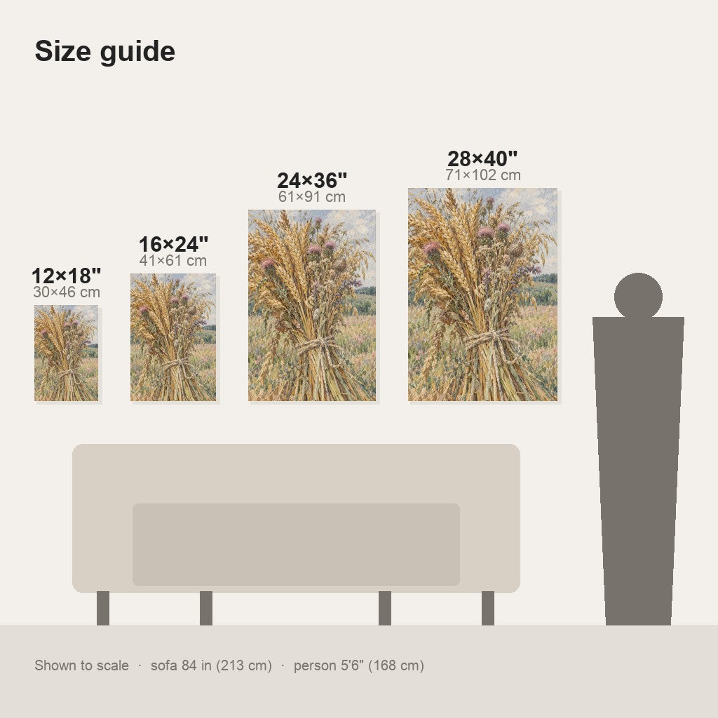 Wheat and Thistle Harvest Wall Art