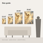 Angel with Trumpet Christmas Wall Art
