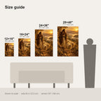 The Good Shepherd at Dawn Christian Wall Art