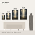 Light Over the Field Christmas Wall Art