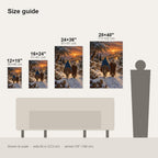 Holy Family Journey Christmas Wall Art