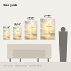 Cross in the Light Christian Wall Art