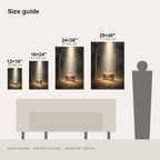 Light Over the Manger Christmas Wall Art