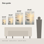 Rowboat in Morning Mist Wall Art