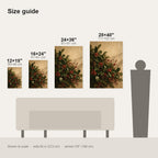 Holly and Berries Christmas Wall Art