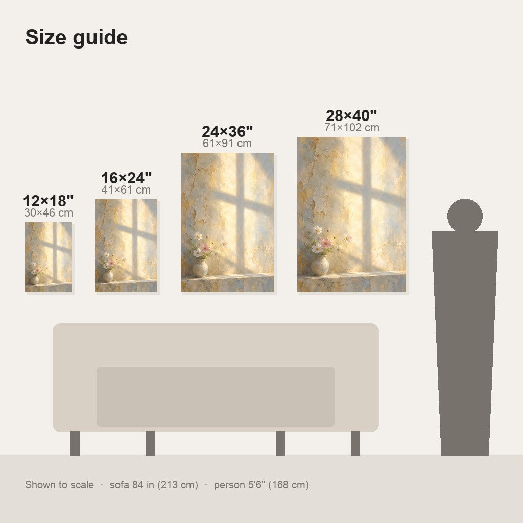 Window Light Cross Christian Wall Art