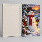 Vintage Snowman Christmas Wall Art