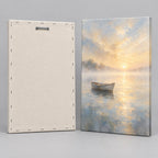 Rowboat in Morning Mist Wall Art