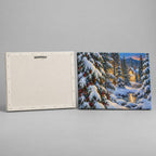 Winter Pines Window Landscape Christmas Wall Art