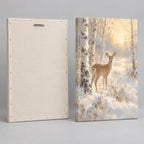 Fawn in First Snow Wall Art