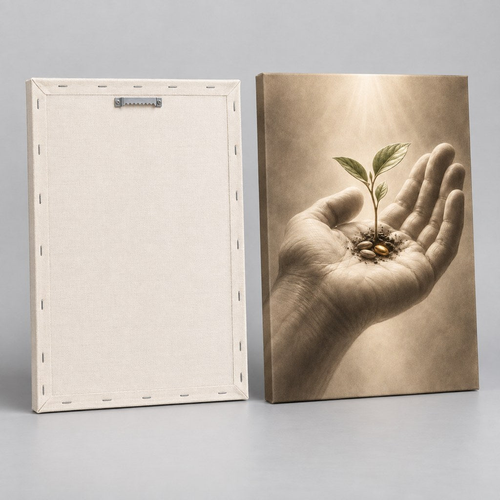 Seed in Hand Christian Wall Art