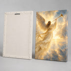Angel with Trumpet Christmas Wall Art